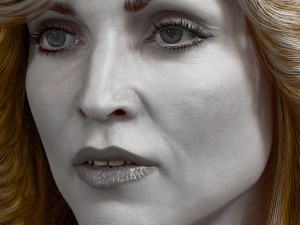Madonna singer head 3D 模型