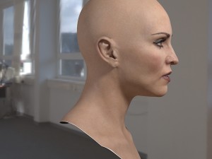 Madonna singer head 3D 模型