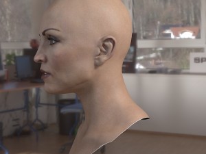 Madonna singer head 3D 模型