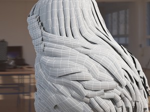 Madonna singer head 3D 模型