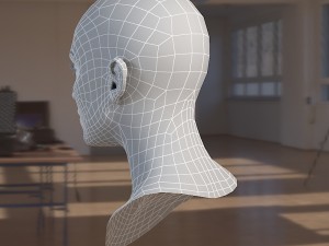 Madonna singer head 3D 模型