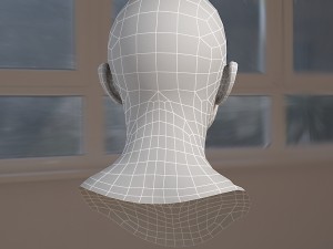 Madonna singer head 3D 模型