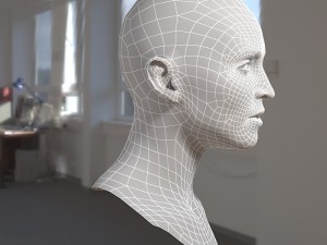 Madonna singer head 3D 模型