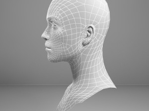 Keira knightley head v2 Modello 3D