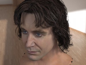 Eighth doctor paul mcgann head 3D Модель