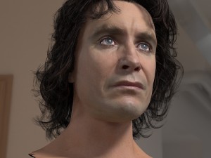 Eighth doctor paul mcgann head 3D Модель