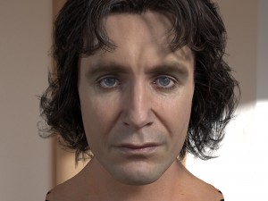 Eighth doctor paul mcgann head 3D Модель