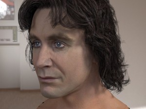 Eighth doctor paul mcgann head 3D Модель