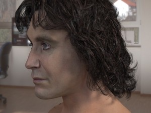 Eighth doctor paul mcgann head 3D Модель
