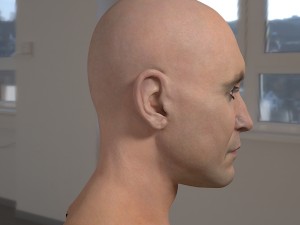 Eighth doctor paul mcgann head 3D Модель
