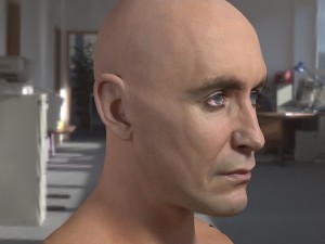 Eighth doctor paul mcgann head 3D Модель