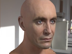 Eighth doctor paul mcgann head 3D Модель