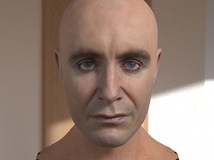 Eighth doctor paul mcgann head 3D Модель