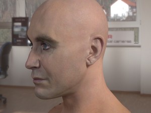 Eighth doctor paul mcgann head 3D Модель