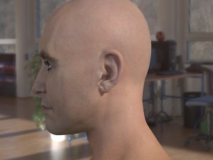 Eighth doctor paul mcgann head 3D Модель