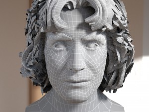 Eighth doctor paul mcgann head 3D Модель