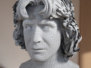 Eighth doctor paul mcgann head 3D Модель