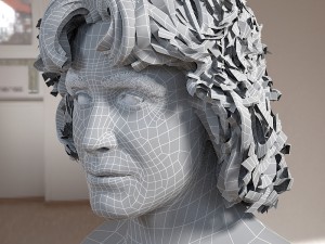 Eighth doctor paul mcgann head 3D Модель