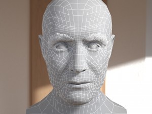 Eighth doctor paul mcgann head 3D Модель