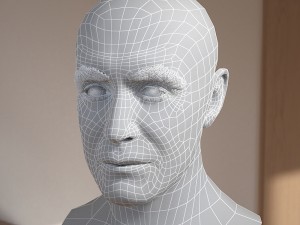 Eighth doctor paul mcgann head 3D Модель
