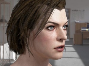 Milla jovovich head v3 resident evil 3D Модель