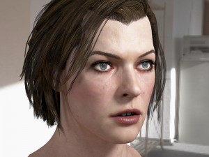 Milla jovovich head v3 resident evil 3D Модель