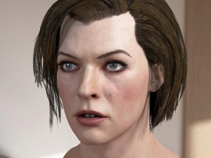 Milla jovovich head v3 resident evil 3D Модель