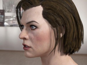 Milla jovovich head v3 resident evil 3D Модель