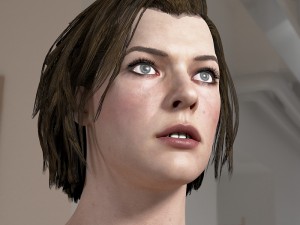Milla jovovich head v3 resident evil 3D Модель