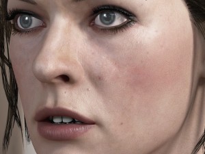 Milla jovovich head v3 resident evil 3D Модель