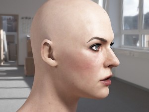 Milla jovovich head v3 resident evil 3D Модель