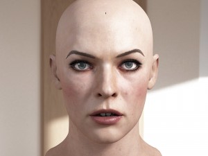 Milla jovovich head v3 resident evil 3D Модель