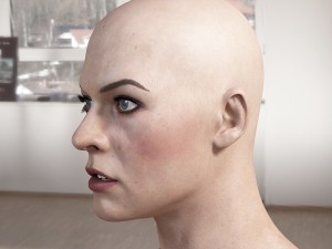 Milla jovovich head v3 resident evil 3D Модель