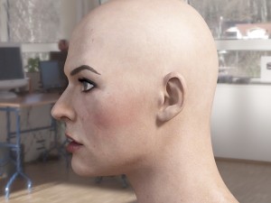 Milla jovovich head v3 resident evil 3D Модель