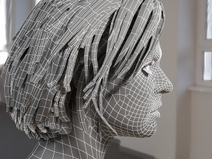 Milla jovovich head v3 resident evil 3D Модель