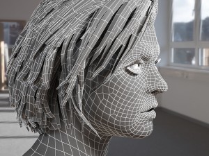 Milla jovovich head v3 resident evil 3D Модель