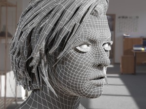 Milla jovovich head v3 resident evil 3D Модель