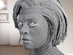 Milla jovovich head v3 resident evil 3D Модель