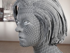 Milla jovovich head v3 resident evil 3D Модель