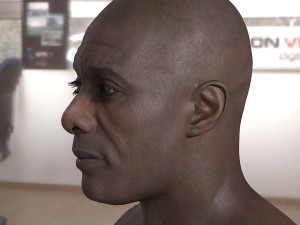 Idris elba head v2 a 3D Модель