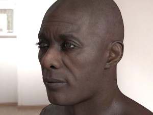 Idris elba head v2 a 3D Модель