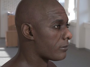 Idris elba head v2 a 3D Модель