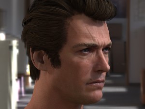 Clint eastwood dirty harry head 3D Model