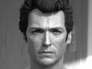 Clint eastwood dirty harry head 3D Model