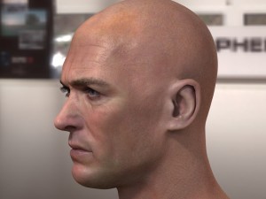Clint eastwood dirty harry head 3D Model