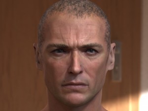 Clint eastwood dirty harry head 3D Model