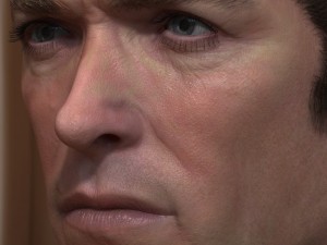 Clint eastwood dirty harry head 3D Model