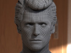 Clint eastwood dirty harry head 3D Model