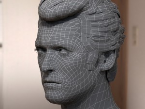 Clint eastwood dirty harry head 3D Model