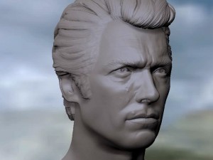 3d printable model clint eastwood dirty harry Modèles 3D en vedette
